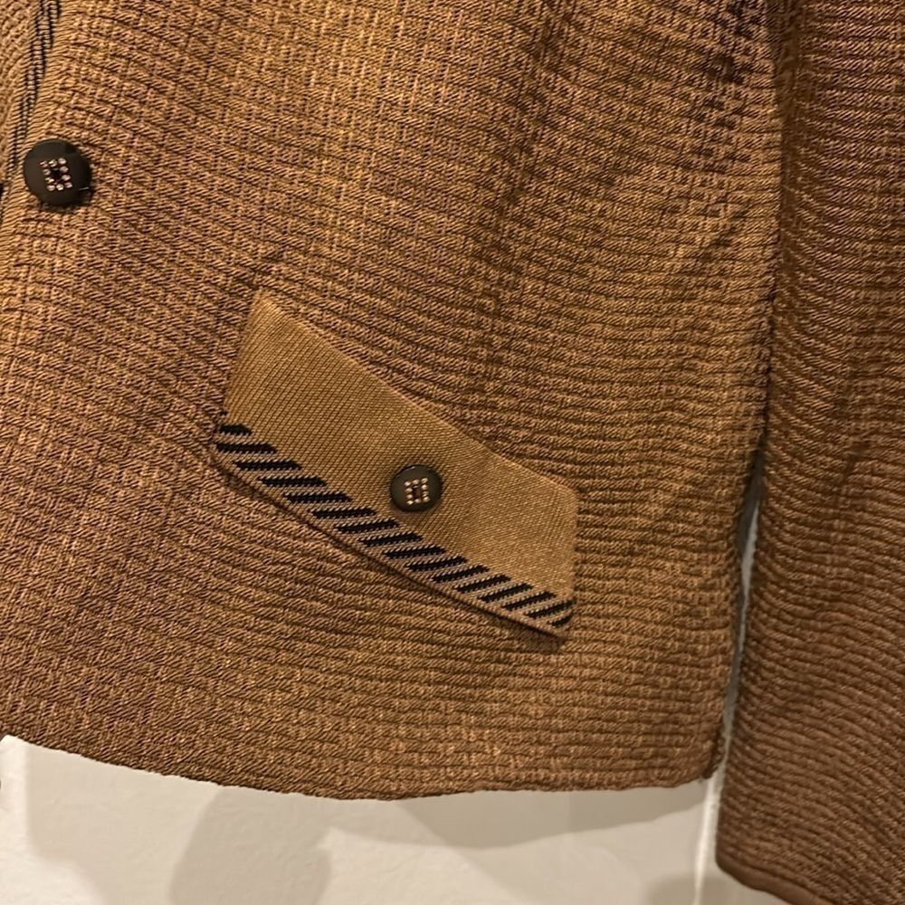 Misook Cardigan Sweater Blazer Bling Buttons Luxury M​​​​​​​​​​​​​​​​ - Picture 4 of 11